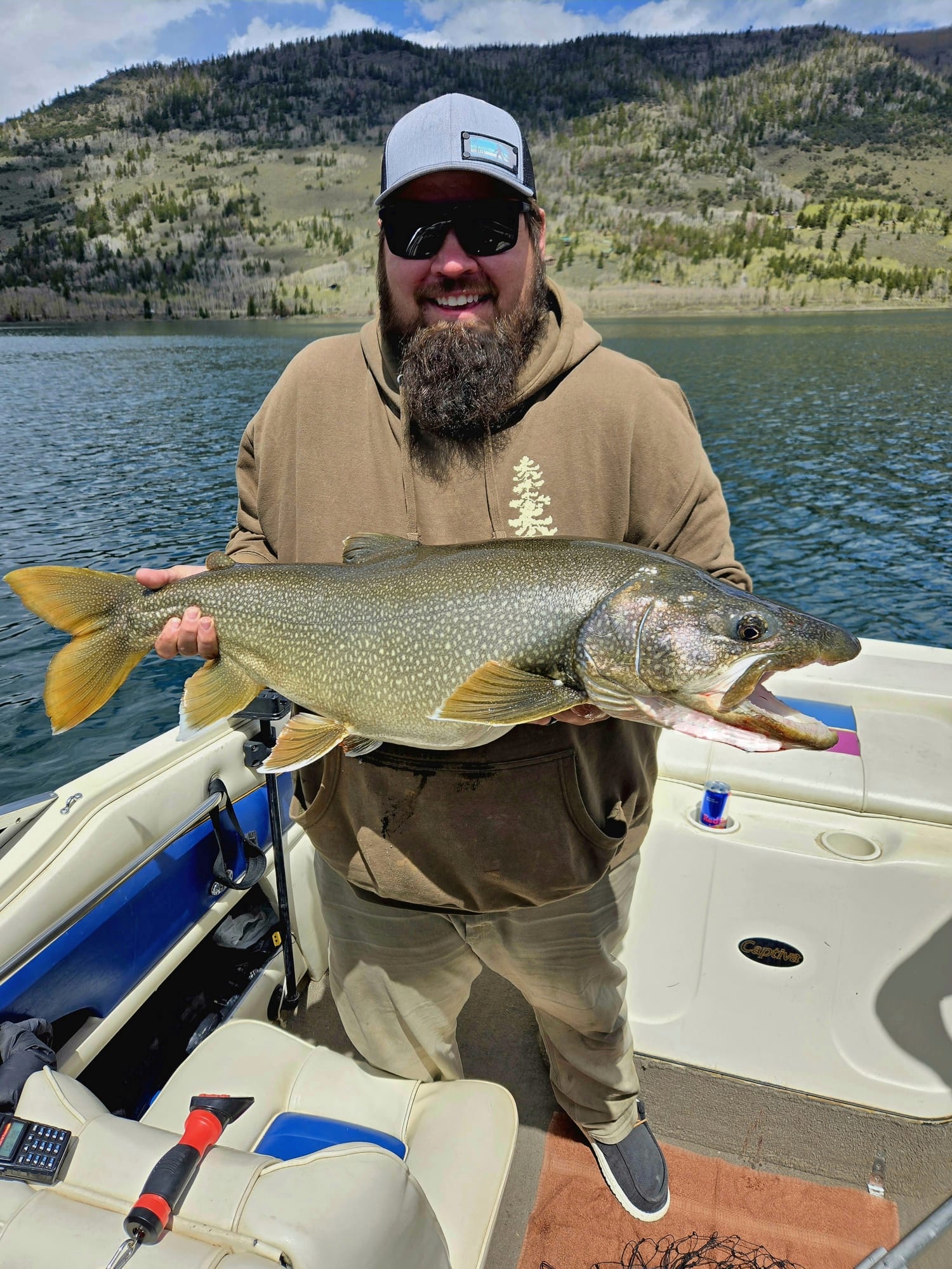 Another big fish brought to the boat.